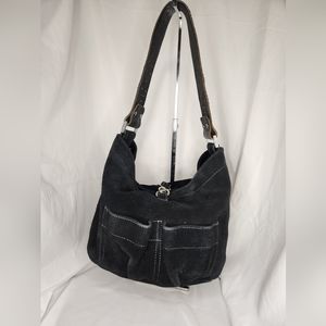 TYLIE MALIBU SUEDE SHOULDER BAG